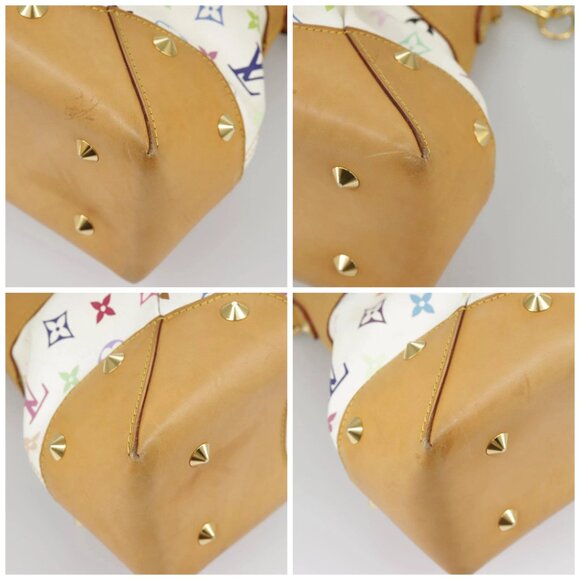 LOUIS VUITTON Monogram Multicolor Judy GM Shoulder Bag White M40253 Auth 98245AV - Picture 14 of 16